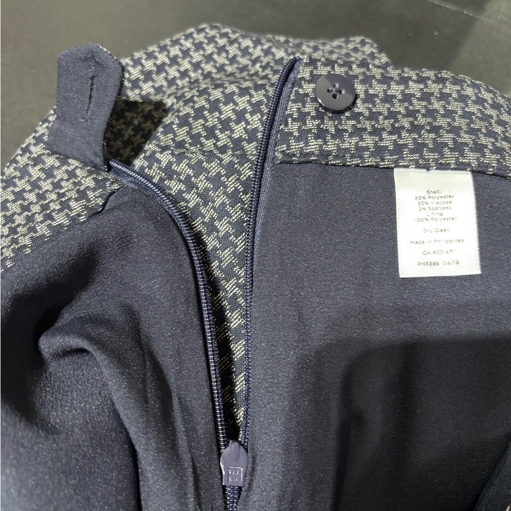 Talbots Houndstooth pattern, lined,zipper side & … - image 6